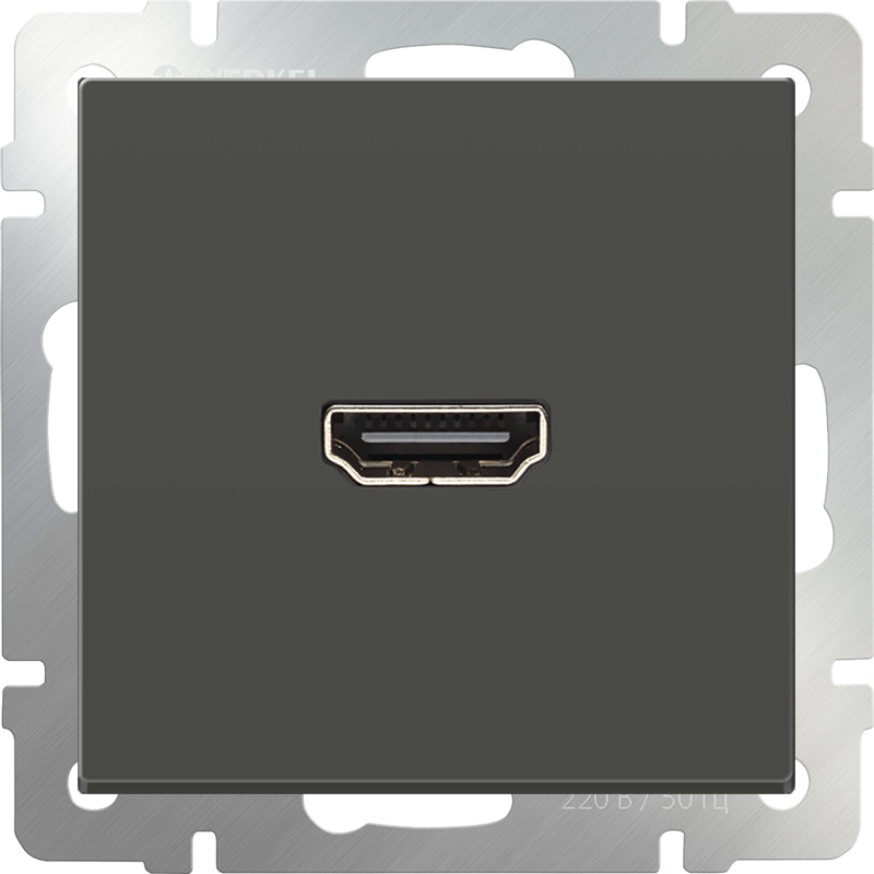 Розетка HDMI (серо-коричневый) 