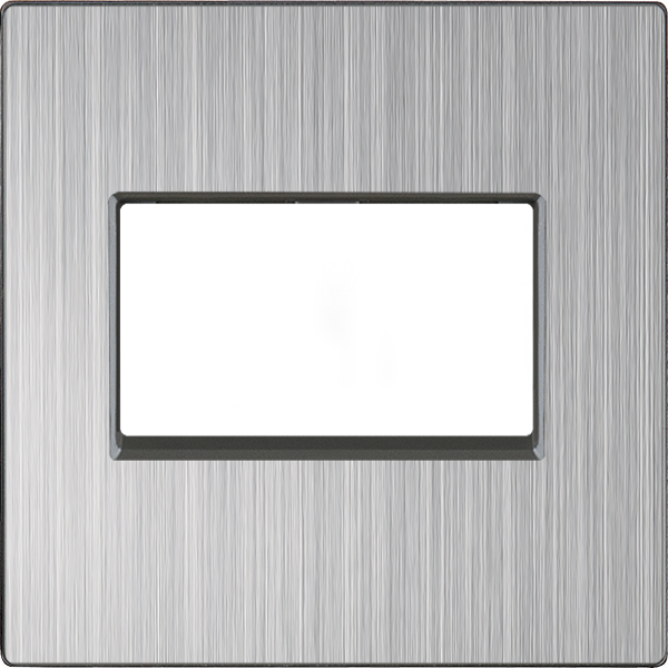 Накладка для двойной розетки Еthernet RJ-45 (глянцевый никель) 